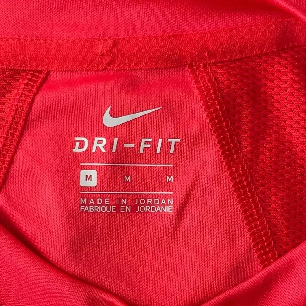Nike Trainig One Dri-FIT standard fit long-sleeve top in Red
